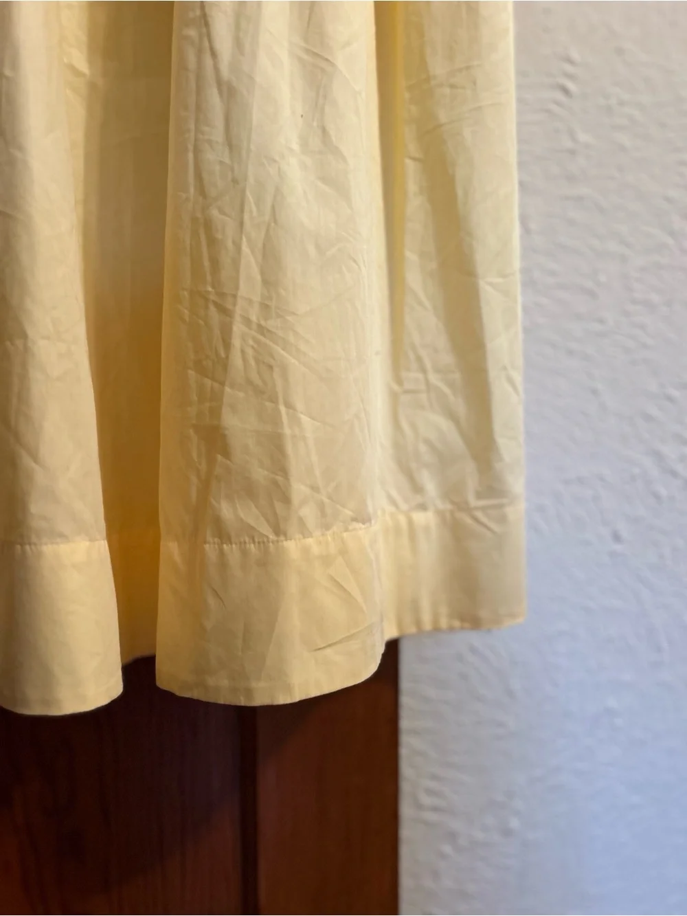 Abercrombie & Fitch Pale Yellow Maxi Sundress with Spaghetti Straps